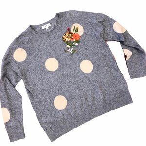 THML Floral Polka Dot Sweater